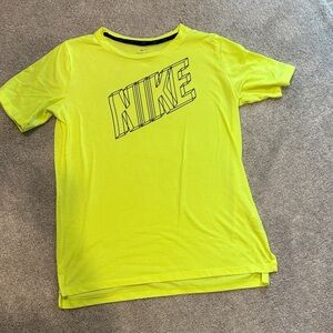 Nike Bright Yellow Tee with Graphic Logo